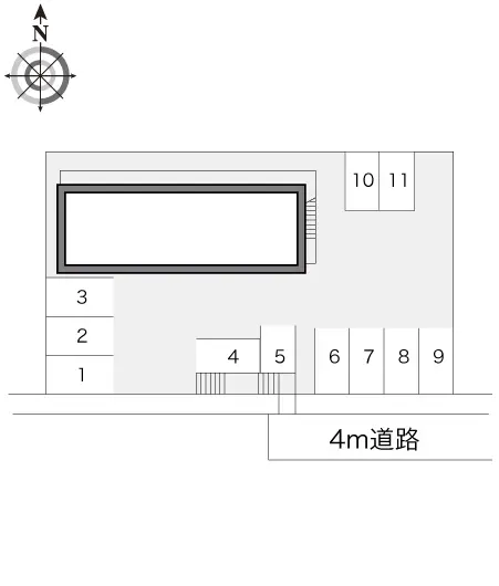 ★手数料０円★広島市安芸区中野東　月極駐車場（LP）